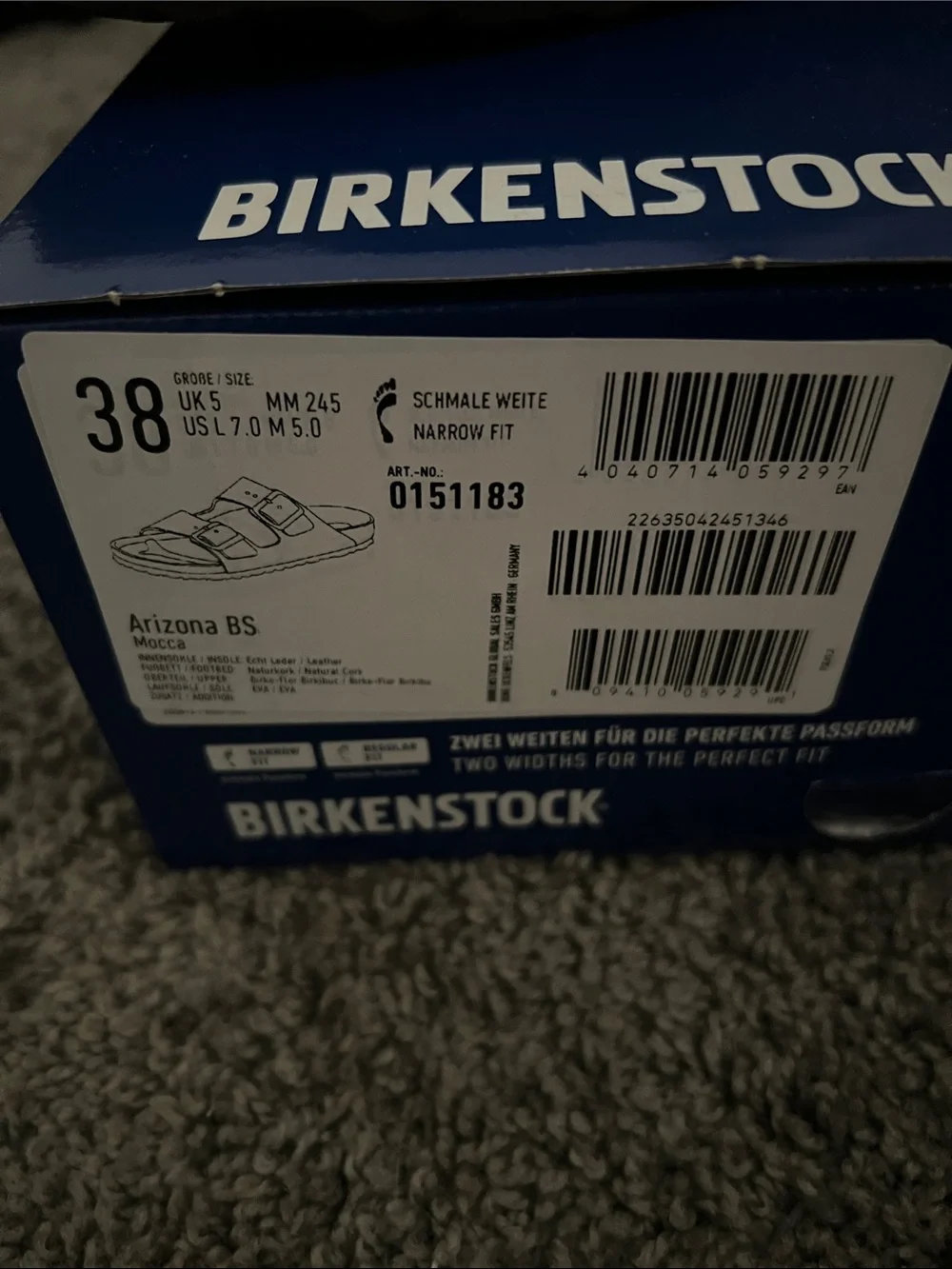 Birkenstock two strap